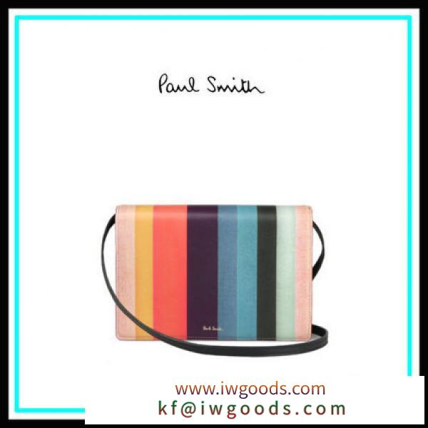 paul Smith ブランドコピー通販 アーティストストライプ クラッチバッグ iwgoods.com:xduodd