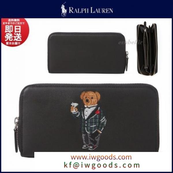 国内即発 Ralph Lauren 激安スーパーコピー ポロベアー レザー ラウンドジップ長財布 iwgoods.com:nd12y2