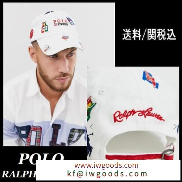 【POLO RALPH Lauren 偽ブランド】stadium 刺繍ロゴ ベースボール キャップ iwgoods.com:o3uc7p