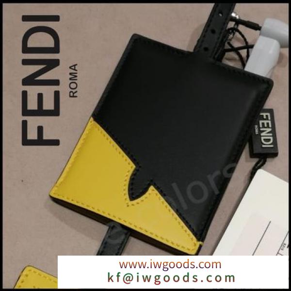 FENDI スーパーコピー 代引 フェンディ スーパーコピー19Pre-Fall  Bag Bugs eyesトラベル ネームタグ iwgoods.com:f7o6li