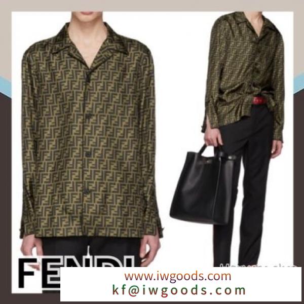 国内発送★FENDI 偽ブランド★シルクForeverシャツ iwgoods.com:zuwt9k