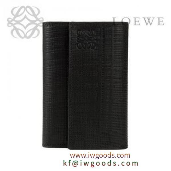 LOEWE ブランド 偽物 通販★ロエベ 激安スーパーコピー Small Vertical Wallet Black iwgoods.com:m2npck