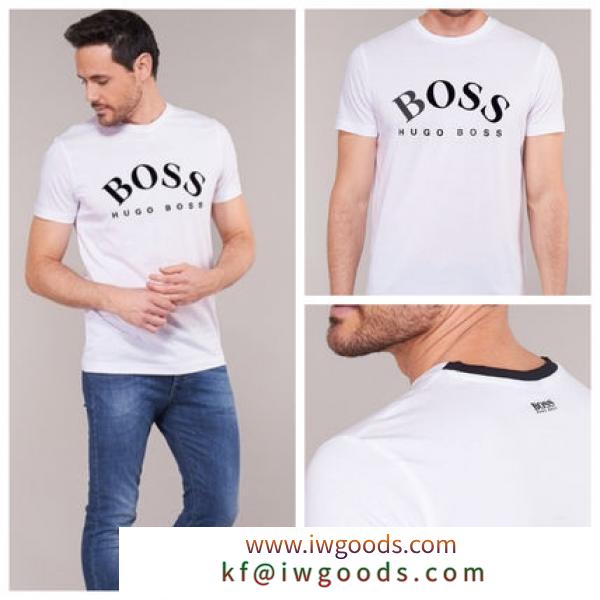 大人気☆HUGO BOSS スーパーコピー 代引　ロゴ入りTee Ｔシャツ　ホワイト iwgoods.com:1eefd7