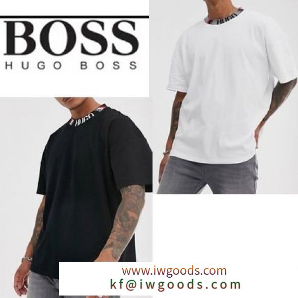 コラボ★Hugo BOSS 激安スーパーコピー★HUGO x Liam PayneネックロゴTシャツ 半袖 iwgoods.com:6eui7h