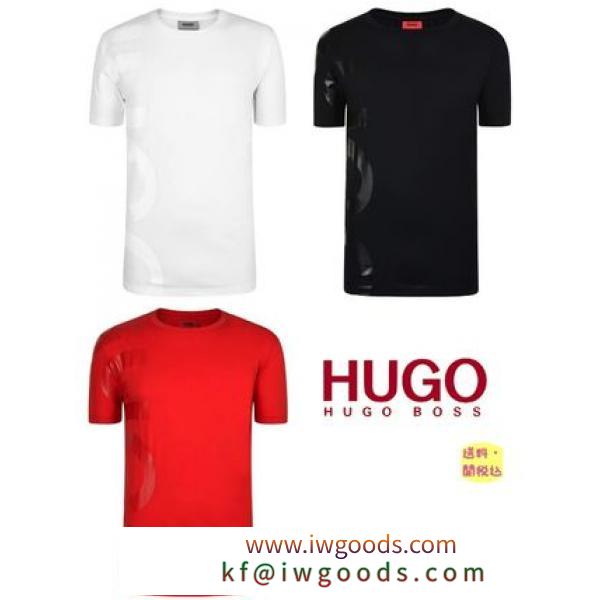 Hugo BOSS 偽物 ブランド 販売*ヒューゴボス 激安スーパーコピー DAWS ロゴ コットン 半袖 Tシャツ iwgoods.com:vfmsgk