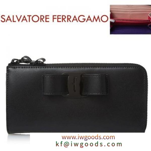 Salvatore FERRAGAMO ブランドコピー通販/﻿コピー品/EMS発送/送料込み VARA BOW 長財布 iwgoods.com:ofk6x0