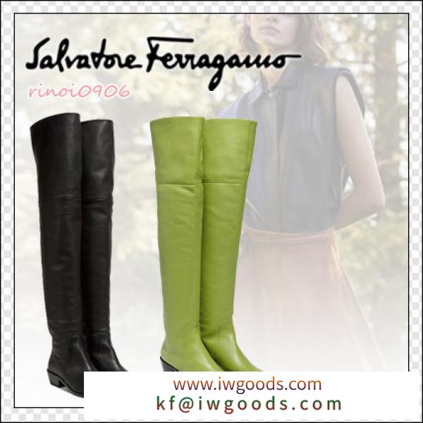 新作/直営店*Salvatore FERRAGAMO ブランドコピー通販*CUISSARD ロングブーツ 2色 iwgoods.com:htqvhu