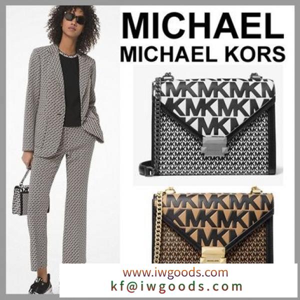 Michael Kors コピー品◆Whitney◆ラージ　グラフィックロゴ◆ショルダー iwgoods.com:291999