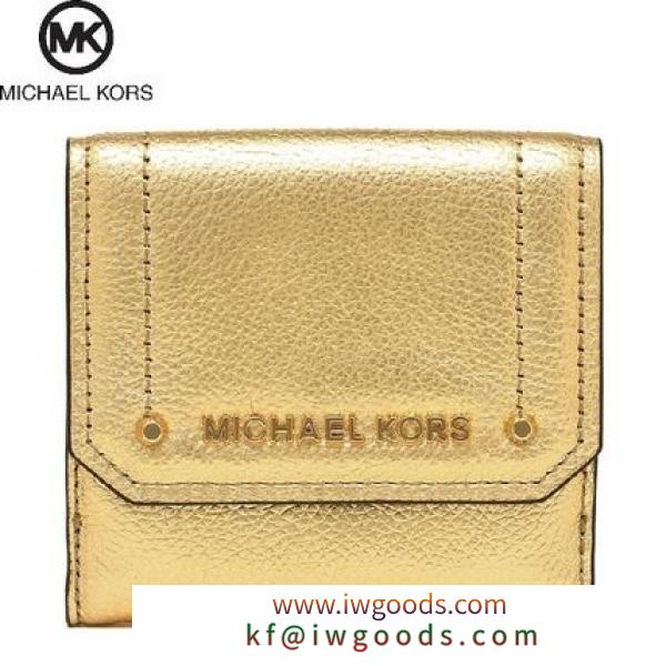 国内即発★MICHAEL Kors 偽物 ブランド 販売★マイケルコース スーパーコピー 代引★三つ折り財布 iwgoods.com:u8audx