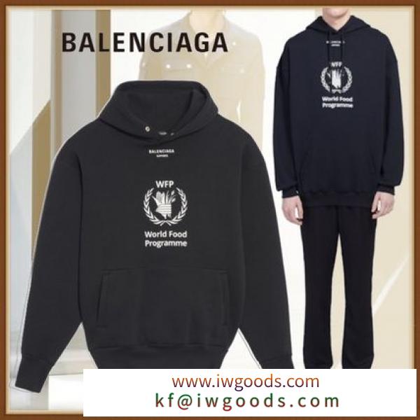 直営店★BALENCIAGA ブランド 偽物 通販★WORLD FOOD PROGRAMME コットン フーディ iwgoods.com:bh4bnj