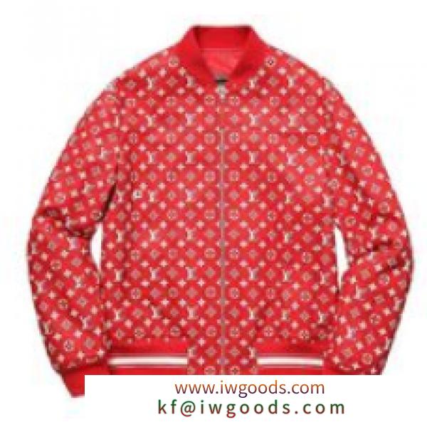 Supreme/LOUIS VUITTON Leather Blouson Jacket シュプリーム コピー エレガント ジャケット 入手困難 着心地も抜群 人気色 iwgoods.com ne0vya