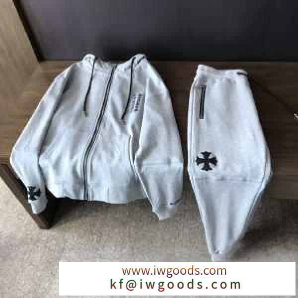 秋冬人気色おすすめCHROME HEARTS ZIP HOOD ジップ パーカー クロムハーツ スウェットシャツ ジャケット エレガント 限定セール iwgoods.com 8HvmSv