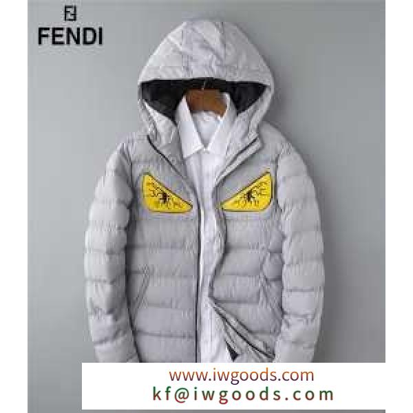 ダウンジャケット メンズ エイジレスに着こなせる 3色可選 フェンディ オシャレ着としても活躍 FENDI カジュアルにもきれいめにも着こなしやすい iwgoods.com CK5Pra