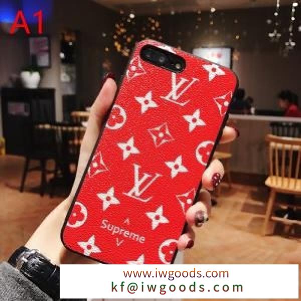 入手困難ヴィトン iphone ケース コピー supreme コラボ 携帯ケース Louis Vuittonアイフォンケース iPhoneX/XS用ケース iwgoods.com CaiCim