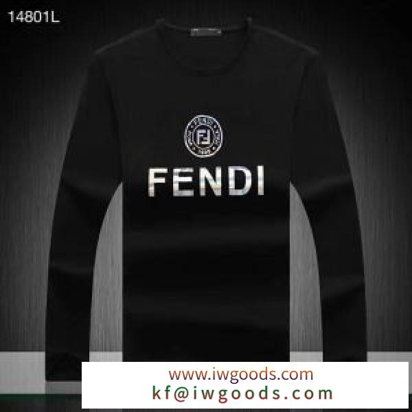 2色可選  フェンディ FENDI 長袖Tシャツ 季節感のあるコーデを完成 2020年秋に買うべき iwgoods.com yieaCi
