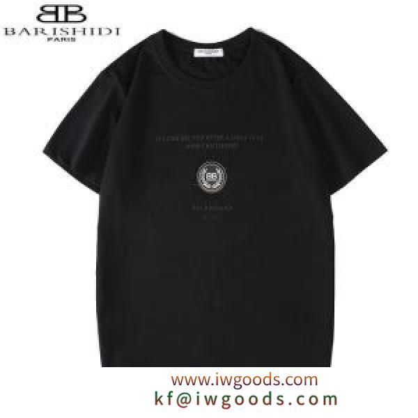 バレンシアガ 2色可選限定アイテムが登場 BALENCIAGA 半袖Tシャツ コーデの完成度を高める iwgoods.com 9rSnKD