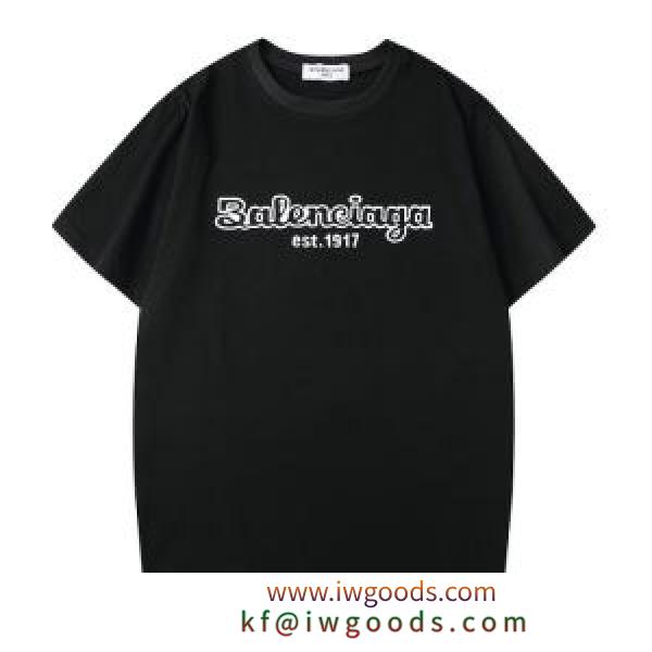 2色可選半袖Tシャツ  2020モデル バレンシアガ 普段使いにも最適なアイテム BALENCIAGA iwgoods.com 59Dumq