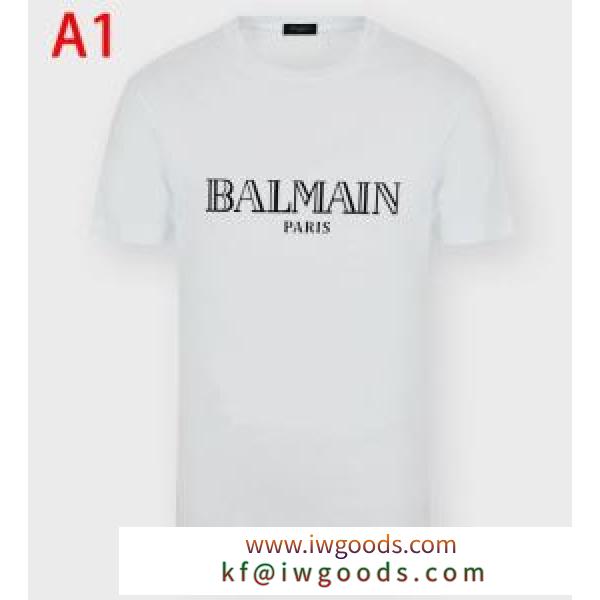 バルマン 多色可選　飽きもこないデザイン BALMAIN 人気は今季も健在 半袖Tシャツ2020年春限定 iwgoods.com v4Tjui