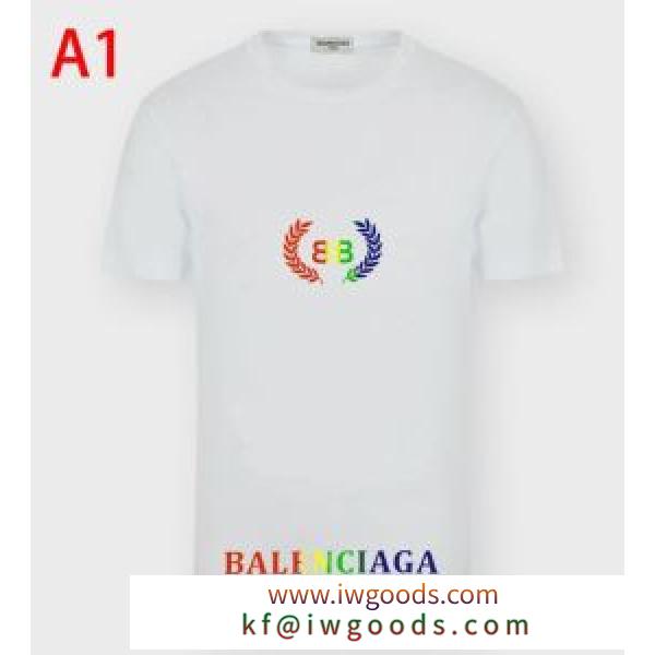 多色可選 普段のファッション バレンシアガ大人気のブランドの新作  BALENCIAGA 半袖Tシャツ iwgoods.com 011XTr