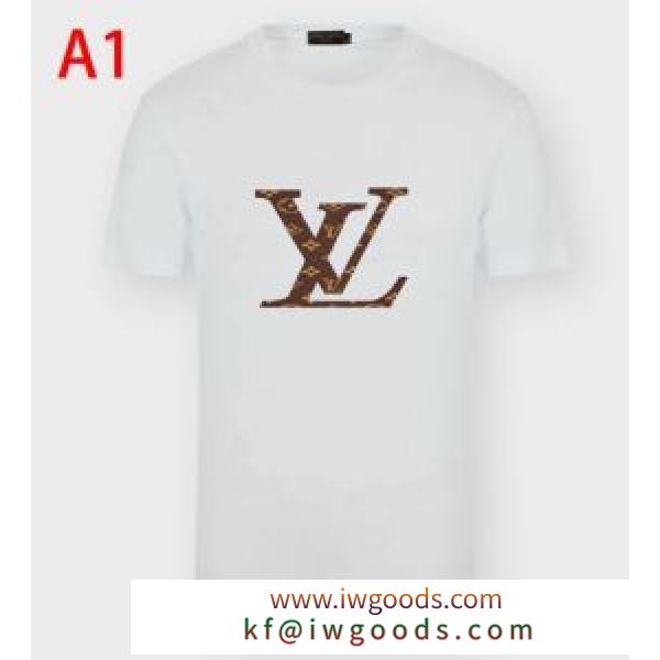 多色可選  LOUIS VUITTON 最先端のスタイル 2020SS人気 ルイ ヴィトン 半袖Tシャツ2年以上連続１位獲得 iwgoods.com fKT1Hr