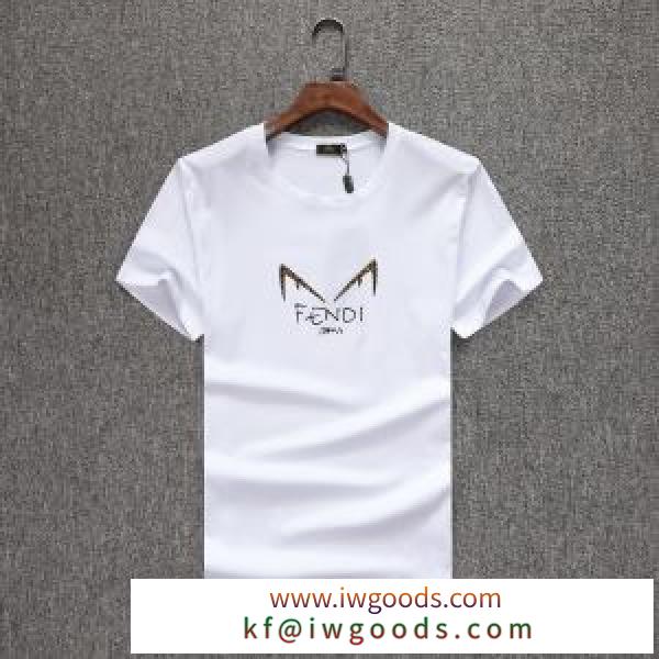 2色可選 2020SS人気 フェンディ FENDI VIP価格SALE 半袖Tシャツ2年以上連続１位獲得 iwgoods.com f85nGD
