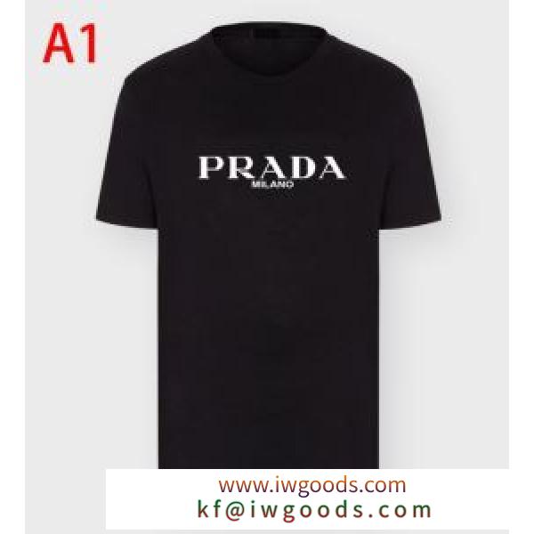 プラダPRADA 新作が見逃せない 限定アイテムが登場 半袖Tシャツ 限定色がお目見え iwgoods.com uS9HHv