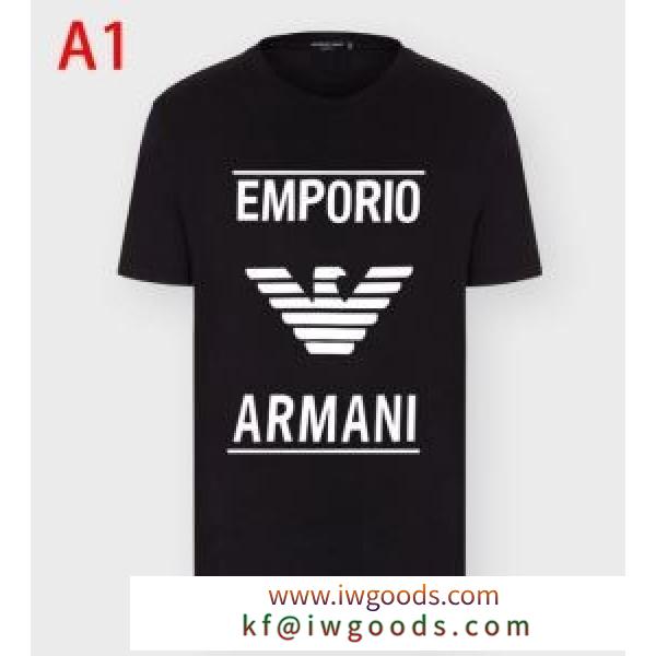 ARMANI Tシャツ メンズ おしゃれに着こなせる話題新作 アルマーニ コピー 服 多色可選 ロゴ シンプル ブランド 最低価格 iwgoods.com KnWjem