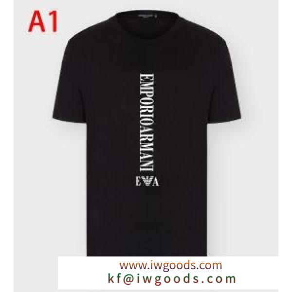 ARMANI Tシャツ メンズ 心躍る春夏ファッション アルマーニ コピー 多色可選 ロゴ入り シンプル 2020春夏 通勤通学 品質保証 iwgoods.com SHHbKb