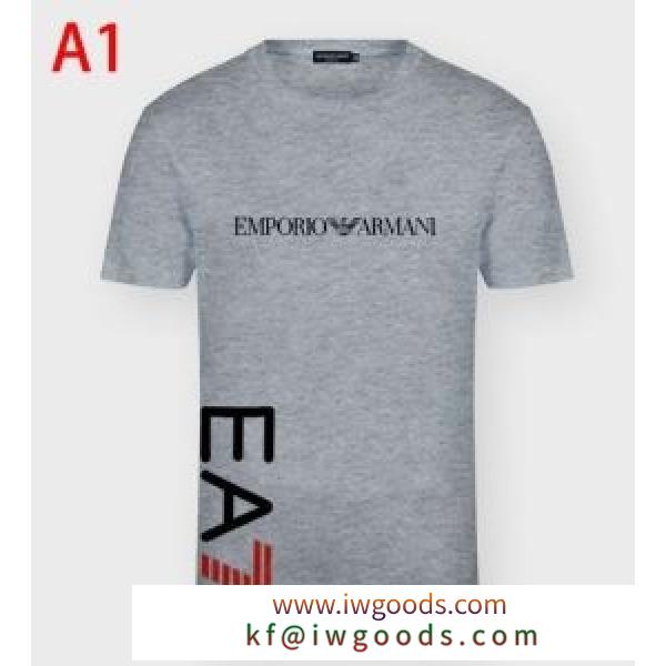 アルマーニ Tシャツ 新作 軽やかにコーデを楽しむ限定品 多色 ARMANI メンズ コピー ストリート 2020人気 ブランド 最安値 iwgoods.com qCOTna