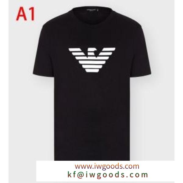 Tシャツ メンズ ARMANI 気分を盛り上げてくれるアイテム アルマーニ 服 コピー 多色 ロゴ入り カジュアル 通勤通学 激安 iwgoods.com faCa4v