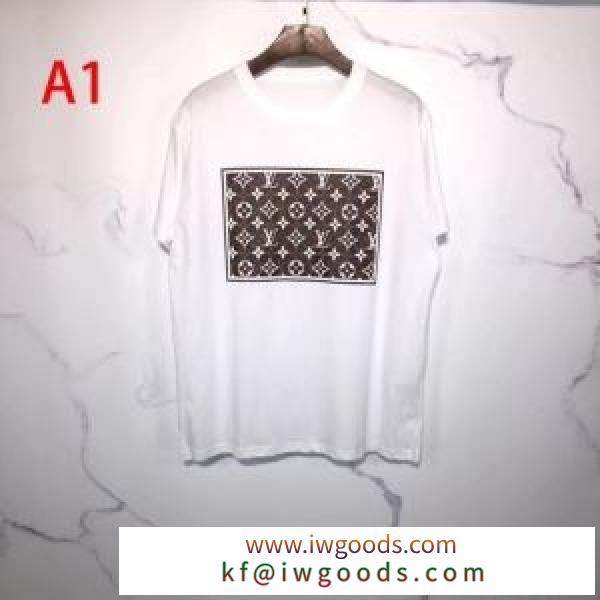 多色可選 世界的完売 ルイ ヴィトン 2020最新モデル LOUIS VUITTON 半袖Tシャツ洗練された美しい iwgoods.com KL95ra