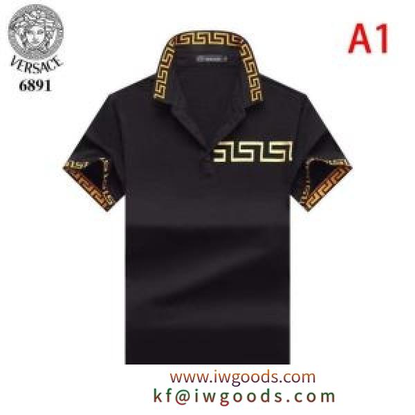 半袖Tシャツ 多色可選 最新トレンドスタイル ヴェルサーチ高級感シンプル VERSACE おすすめモデルセール iwgoods.com e81zGz