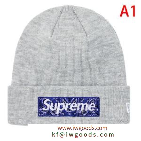 シュプリーム SUPREME 多色可選 2020年春限定 Supreme 19FW New Era Box Logo Beanie ニット帽/ニットキャップ iwgoods.com Pb0LDe