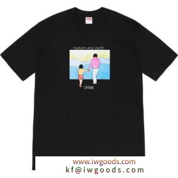 2色可選 Supreme 19FW Heaven And Earth Tee  シュプリーム SUPREME Tシャツ/半袖 さらに魅力的 iwgoods.com 1XbqeC