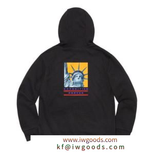 おしゃれに大人の必見 2色可選  Supreme 19FW TNF Statue of Liberty Hooded パーカー iwgoods.com f8TX1v