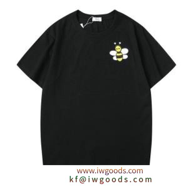 DIOR X KAWS BEE コットン Tシャツ 前衛的なスタイルで大歓迎 ディオール メンズ コピー ブラック ホワイト カジュアル お買い得 iwgoods.com TbGHzq
