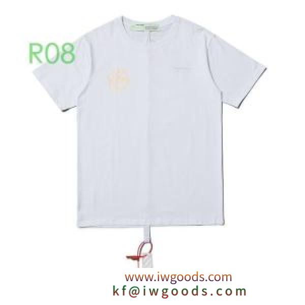 半袖/Tシャツ 大人気柄 2020春新作 2色可選 Off-White 非常にシンプルなデザインなオフホワイト iwgoods.com 0fWzqC
