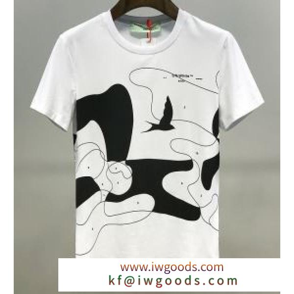 2色可選 2020年春夏コレクション Off-White オフホワイト 普段使いにも最適なアイテム 半袖/Tシャツ iwgoods.com OvyiCq