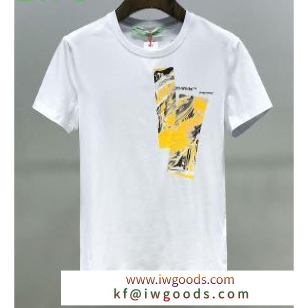 人気を集め2色可選 Off-Whiteこの時期の一番人気はオフホワイト 半袖/Tシャツ 2020年春限定 iwgoods.com 4TjSTf