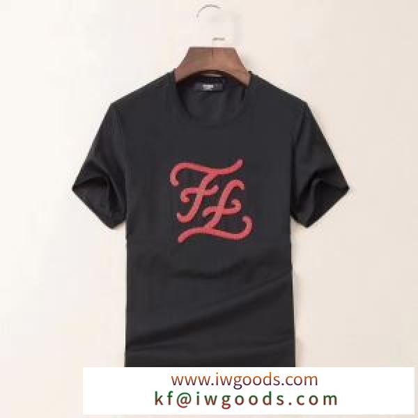 コーデの完成度を高める 半袖Tシャツ 3色可選 お手頃プライス フェンディ FENDI さらに魅力的 iwgoods.com yuCSzq