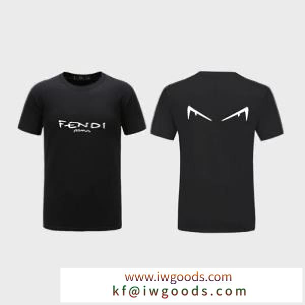 多色可選 半袖Tシャツ シンプルなファッション フェンディスタイルアップ  FENDI  2020モデル iwgoods.com 9bG9nm