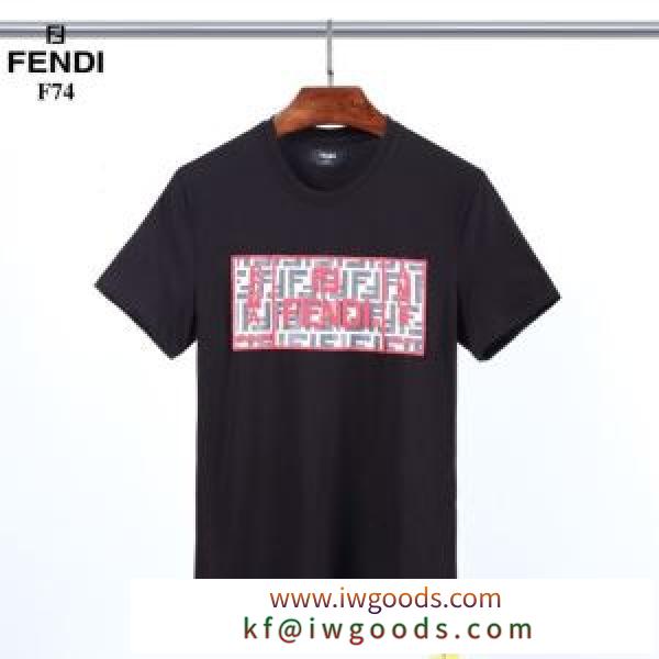 半袖Tシャツ 2色可選 差をつけたい人にもおすすめ フェンディ FENDI 春夏コレクション新品 iwgoods.com z0PDey