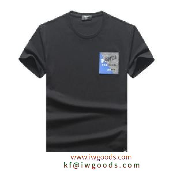 3色可選 フェンディ大人の新作こそ  FENDI おしゃれに大人の必見 半袖Tシャツ 老舗ブランド iwgoods.com qei4zi