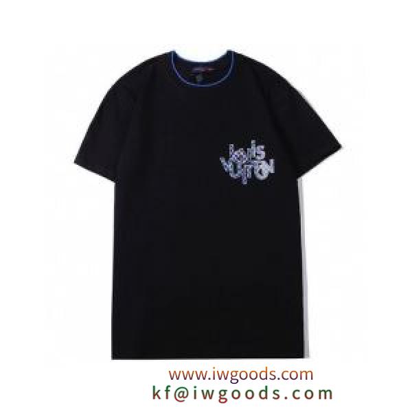 差をつけたい人にもおすすめ 2色可選 ルイ ヴィトン LOUIS VUITTON 春夏コレクション新品 半袖Tシャツ iwgoods.com TjKfee