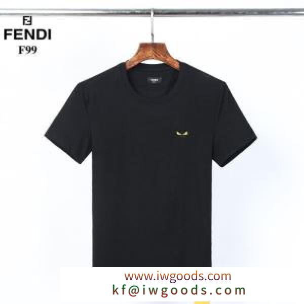 2色可選 大活躍する フェンディ FENDI 普段見ないデザインばかり 半袖Tシャツ 大人気柄 iwgoods.com uKzCiC