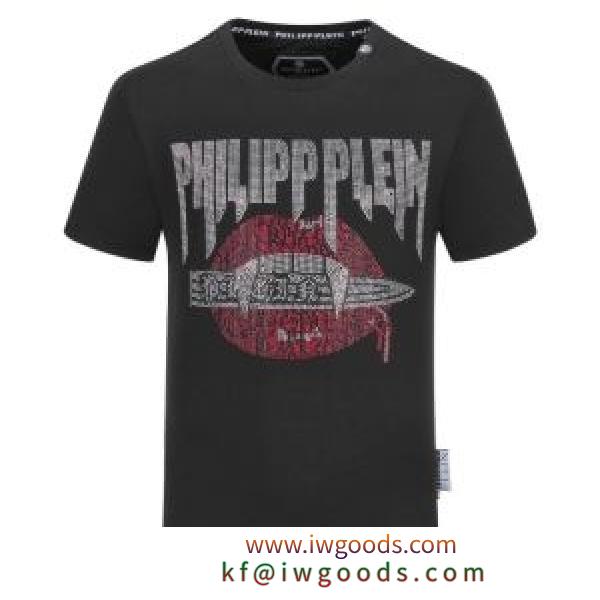 フィリッププレイン2色可選  大人着映えコーデ  PHILIPP PLEIN 地味になりがちなコーデを一新 半袖Tシャツ iwgoods.com K9DKnq