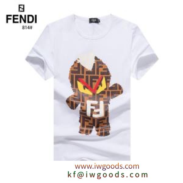 半袖Tシャツ この時期の一番人気は2色可選  フェンディ FENDI  シンプルなファッション iwgoods.com 4rm0rm
