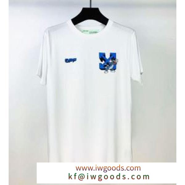 2色可選 着こなしを楽しむ 半袖Tシャツ 有名ブランドです Off-White オフホワイト 争奪戦必至 iwgoods.com 0LXvui
