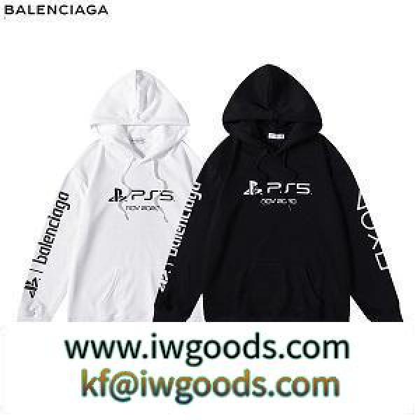 安い♪BALENCIAGAパーカーバレンシアガ偽物新作カジュアルな2021秋冬着物 iwgoods.com KLP19f