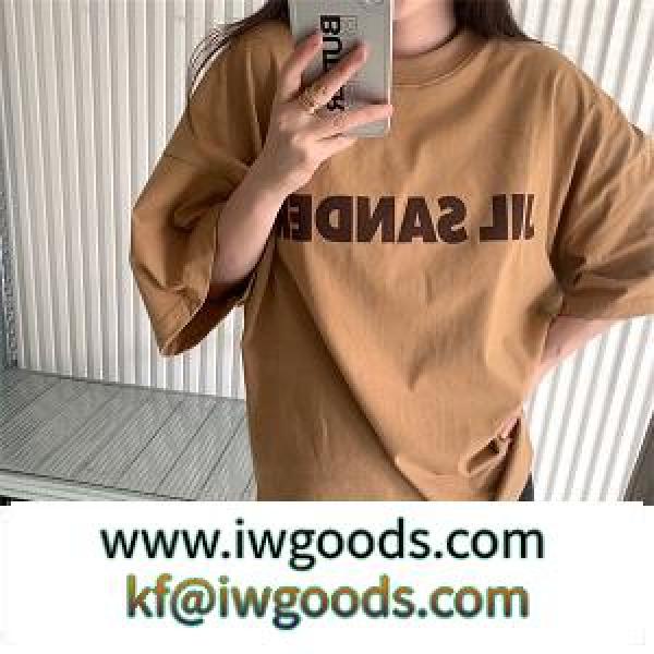 オーバーサイズ半袖服Jil Sander激安ジルサンダーtシャツコピー人気2022トレンド春夏コレクション新作 iwgoods.com SvueWz